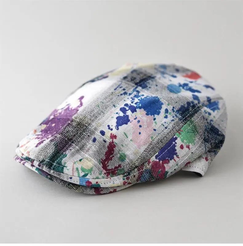 Splash Ink Forward Cap Men Women All Match — feature 2