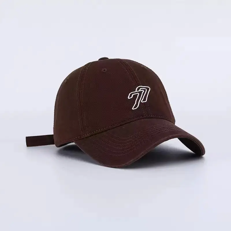 Women's Korean Style Beige Baseball Cap with Embroidered Design — feature 13