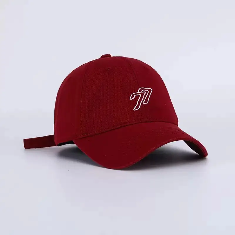 Women's Korean Style Beige Baseball Cap with Embroidered Design - Image 7