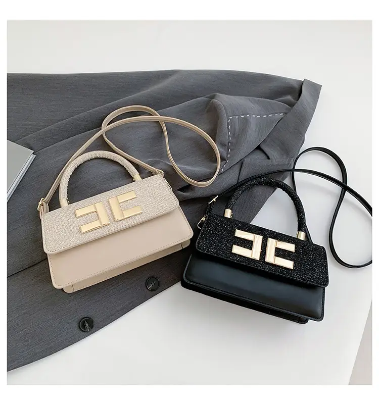 Light Luxury Small Square Bag with HE Logo — feature 26