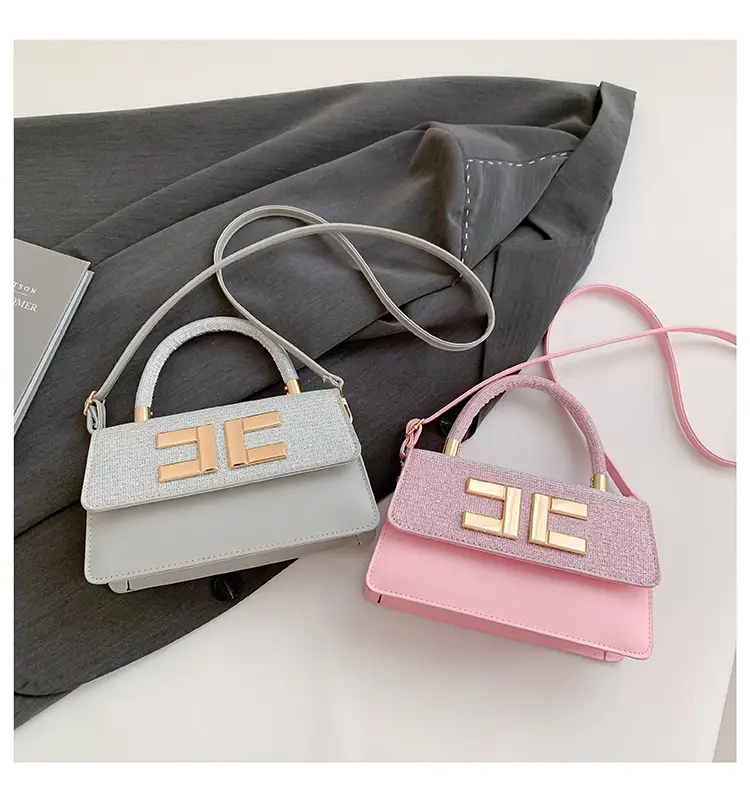 Light Luxury Small Square Bag with HE Logo — feature 27