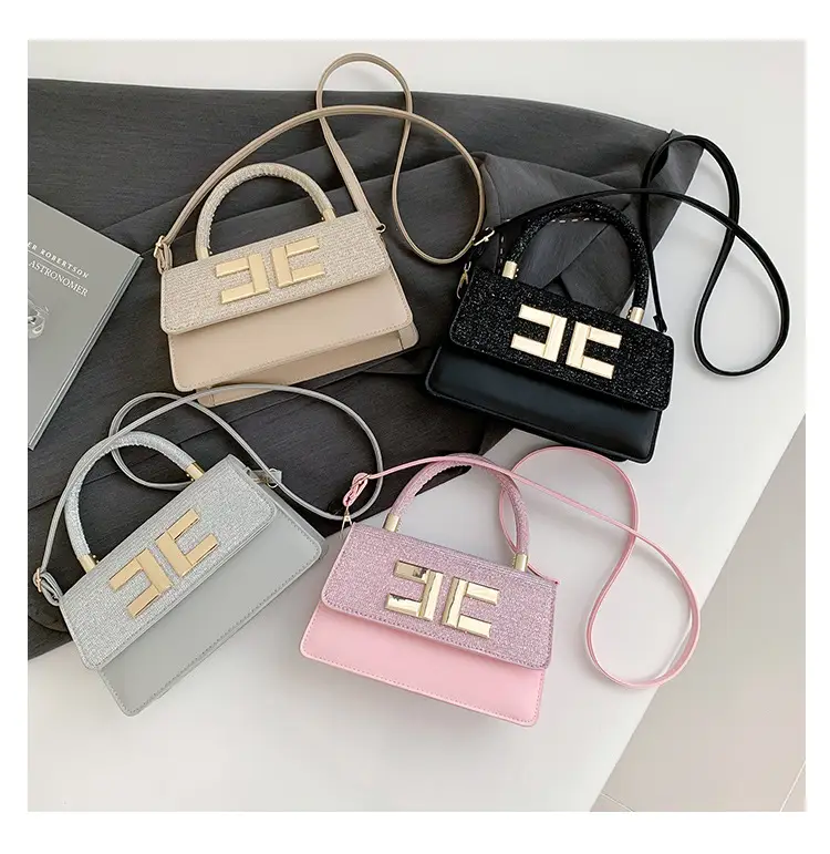 Light Luxury Small Square Bag with HE Logo — feature 8