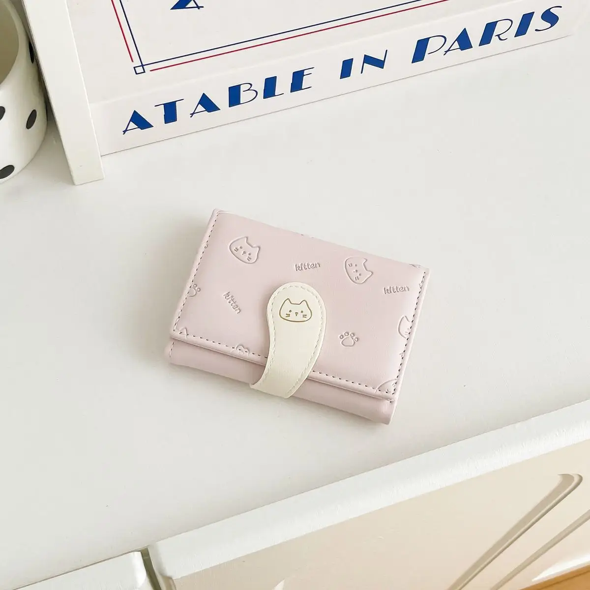 2025 Cute Cat Wallet for Girls, Ultra-Thin, Multi-Card, Coin Purse — feature 10