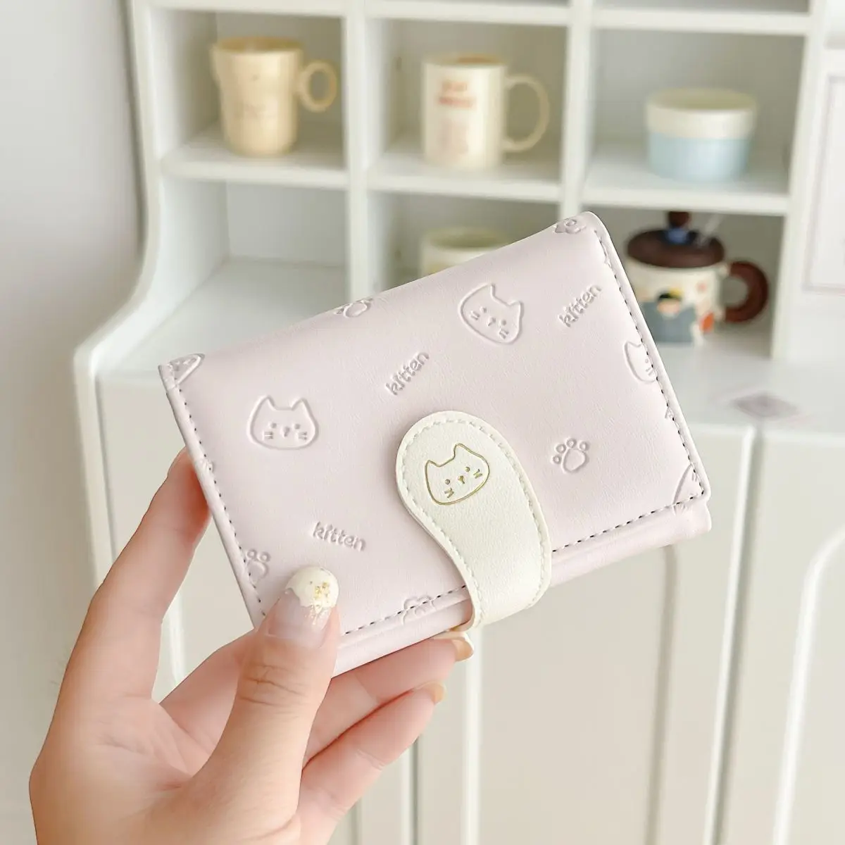 2025 Cute Cat Wallet for Girls, Ultra-Thin, Multi-Card, Coin Purse — feature 6