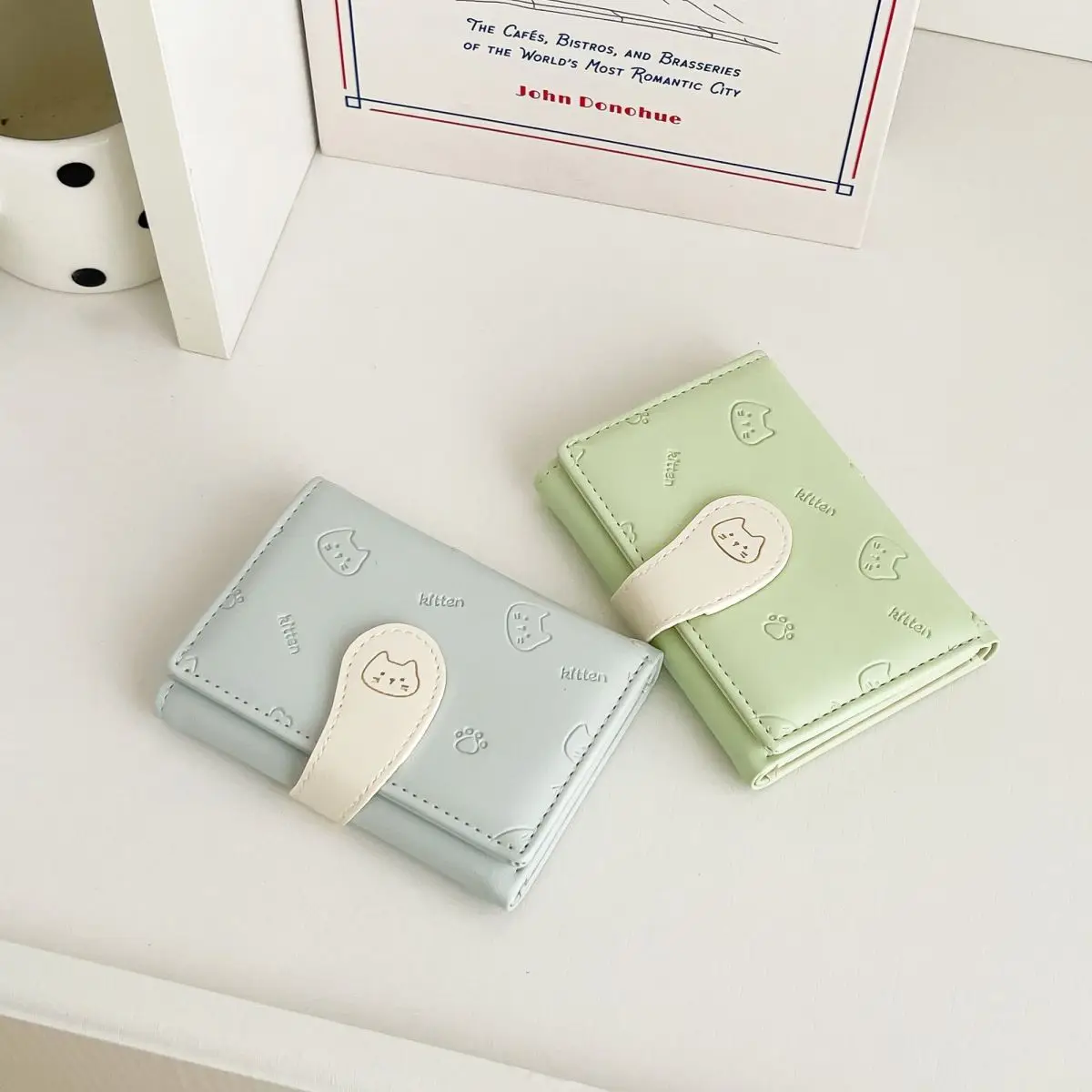 2025 Cute Cat Wallet for Girls, Ultra-Thin, Multi-Card, Coin Purse — feature 7