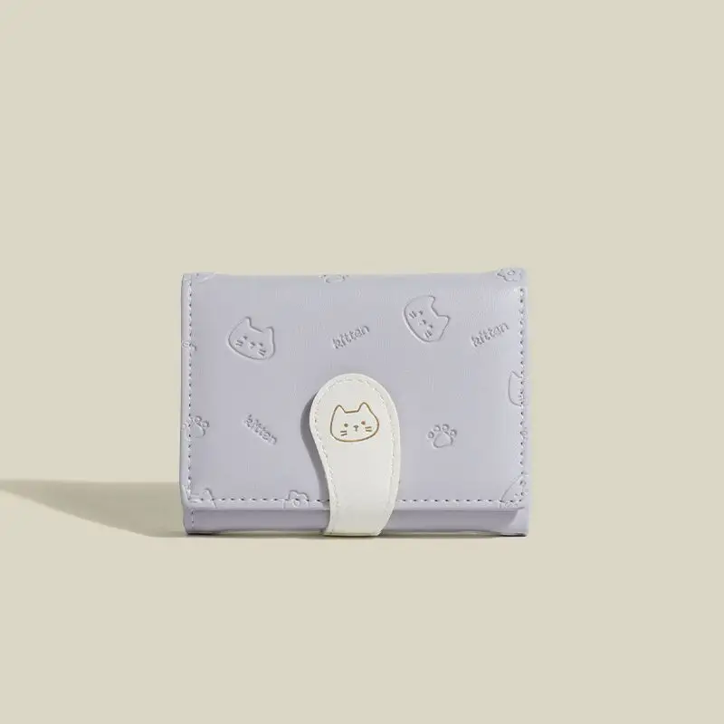 2025 Cute Cat Wallet for Girls, Ultra-Thin, Multi-Card, Coin Purse - Image 3