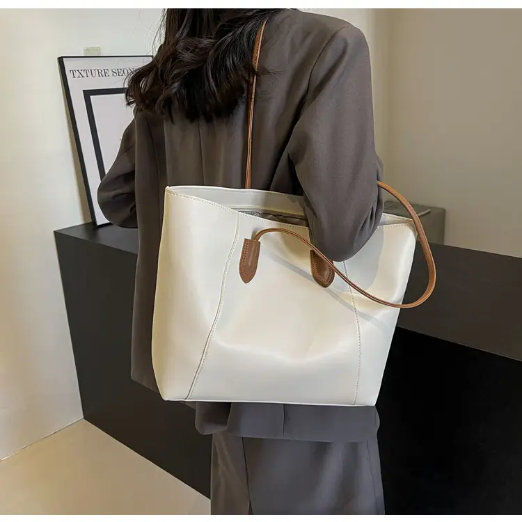 Black Leather Tote Bag for Women 2025 New Arrival — feature 30