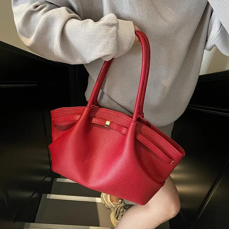 Women's Beige Leather Hand Bag 2025 New - Image 7