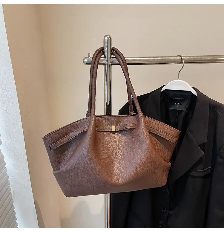 Women's Beige Leather Hand Bag 2025 New — feature 19
