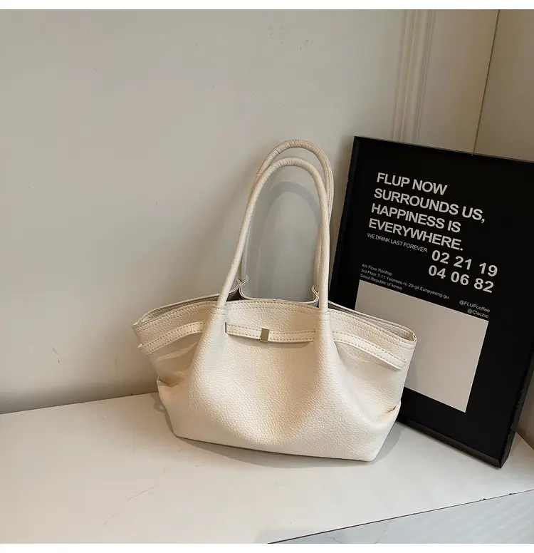 Women's Beige Leather Hand Bag 2025 New — feature 22