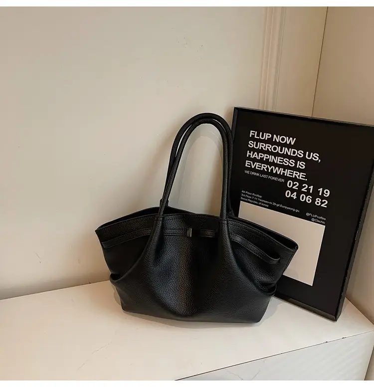 Women's Beige Leather Hand Bag 2025 New — feature 23