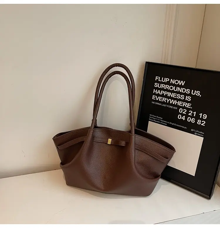Women's Beige Leather Hand Bag 2025 New — feature 25