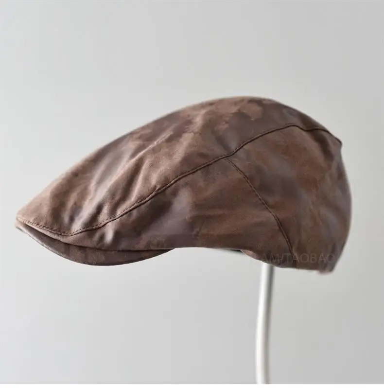 Vintage Tie-Dye Sunshade Cap Brown Men Women — feature 2
