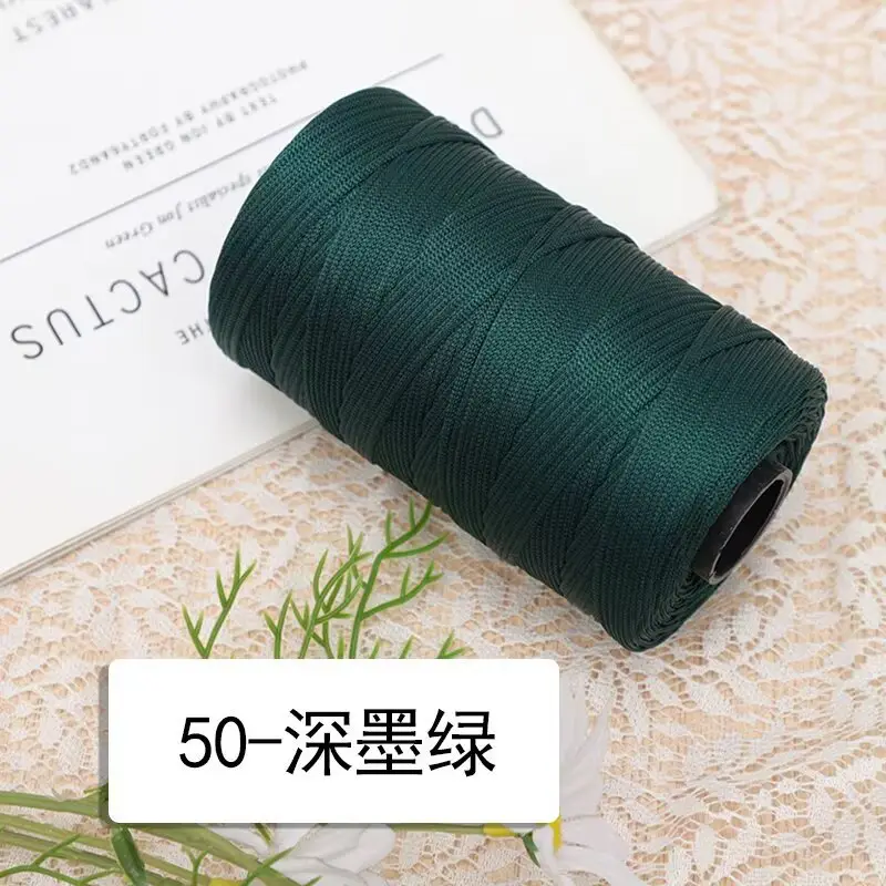 mercerized cotton linen light body ice silk flat belt line diy hand-woven hook hook spring and summer cool hat cushion wool