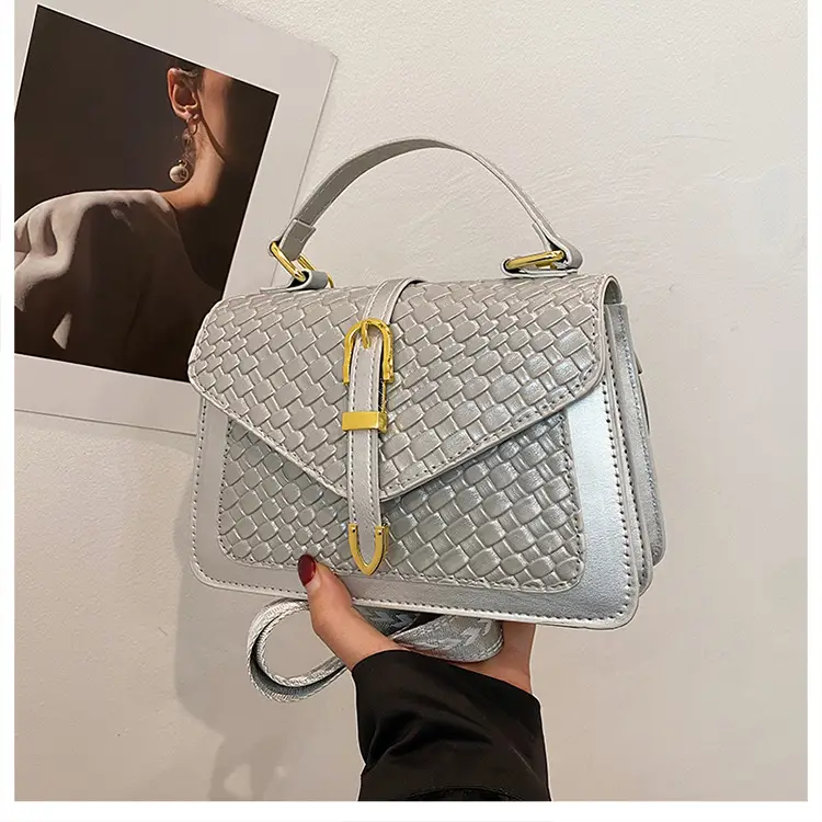 White Woven Korean Belt Bag 2025 Casual Shoulder Crossbody — feature 18