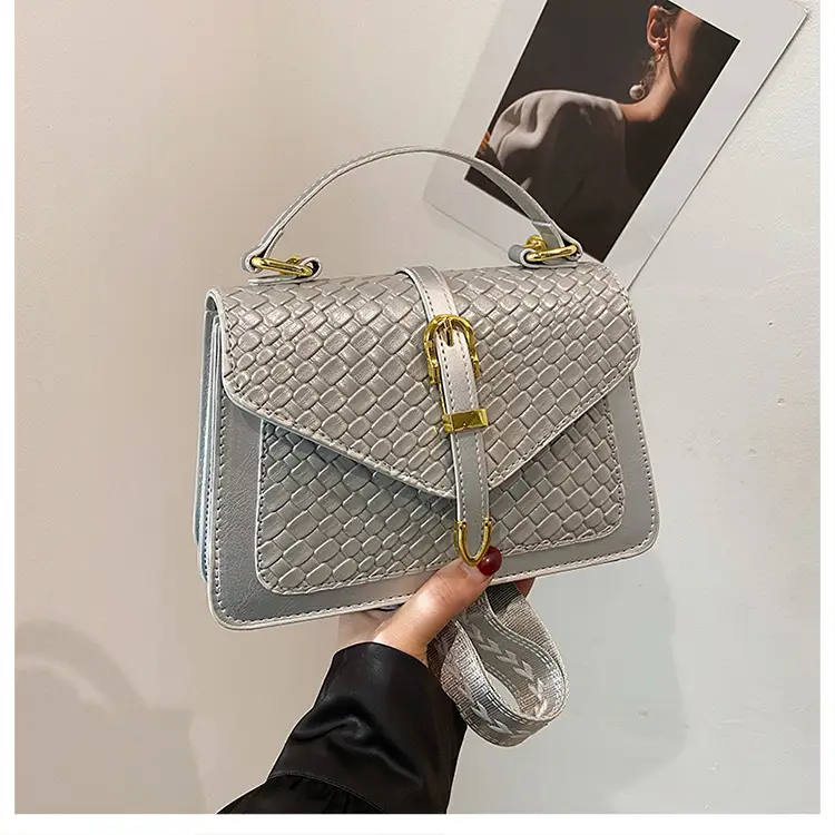 White Woven Korean Belt Bag 2025 Casual Shoulder Crossbody — feature 19