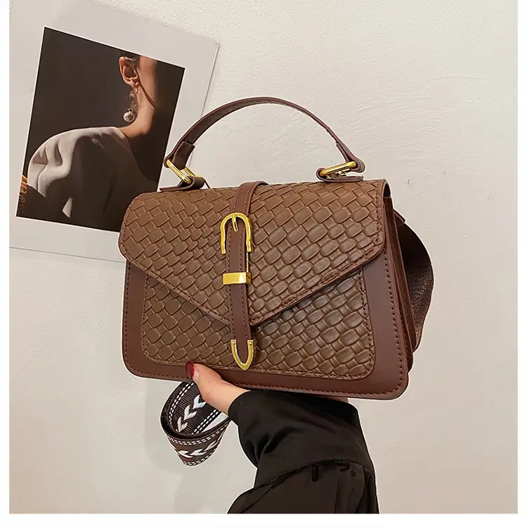 White Woven Korean Belt Bag 2025 Casual Shoulder Crossbody — feature 21