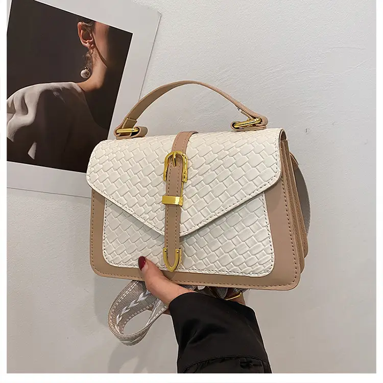 White Woven Korean Belt Bag 2025 Casual Shoulder Crossbody — feature 27