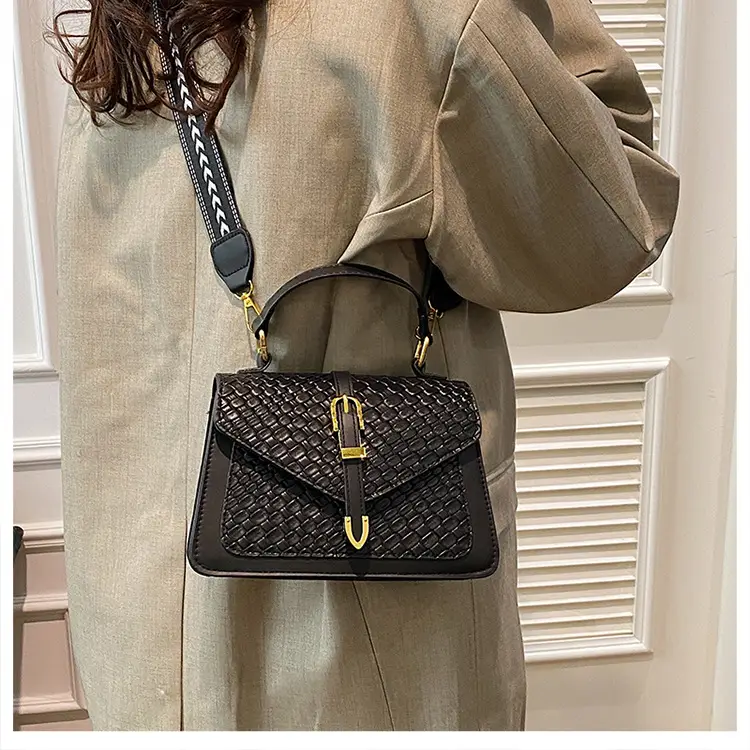 White Woven Korean Belt Bag 2025 Casual Shoulder Crossbody — feature 29