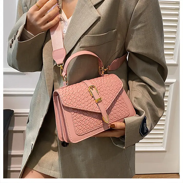 White Woven Korean Belt Bag 2025 Casual Shoulder Crossbody — feature 32