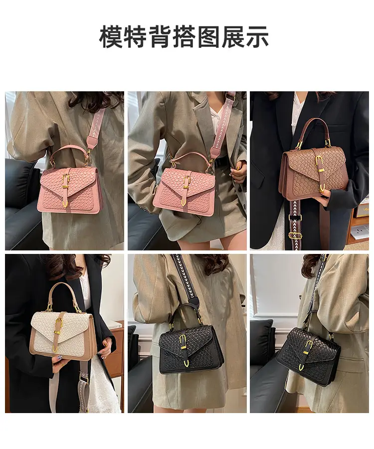 White Woven Korean Belt Bag 2025 Casual Shoulder Crossbody — feature 8