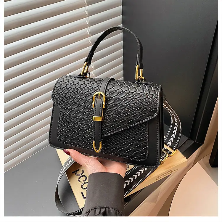 White Woven Korean Belt Bag 2025 Casual Shoulder Crossbody - Image 5