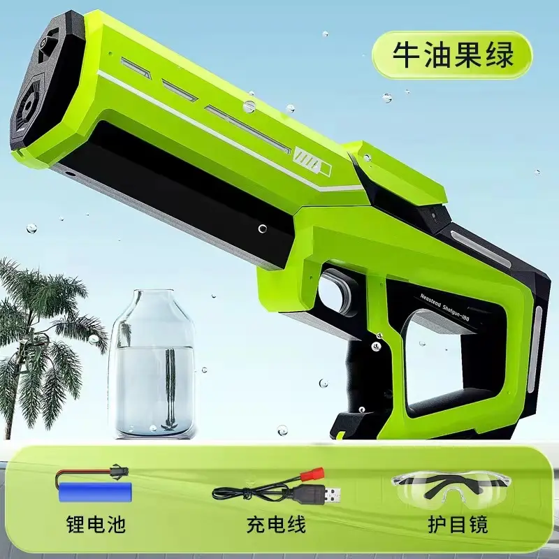 Cross-border New Electric Water Gun Fully Automatic Children's Water Play Toys Automatic Water Absorption Large Capacity Outdoor Water Gun