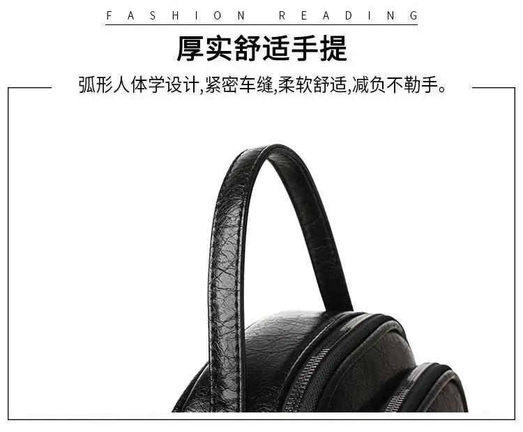 Black Croc Leather Shoulder Crossbody Bag for Women — feature 6