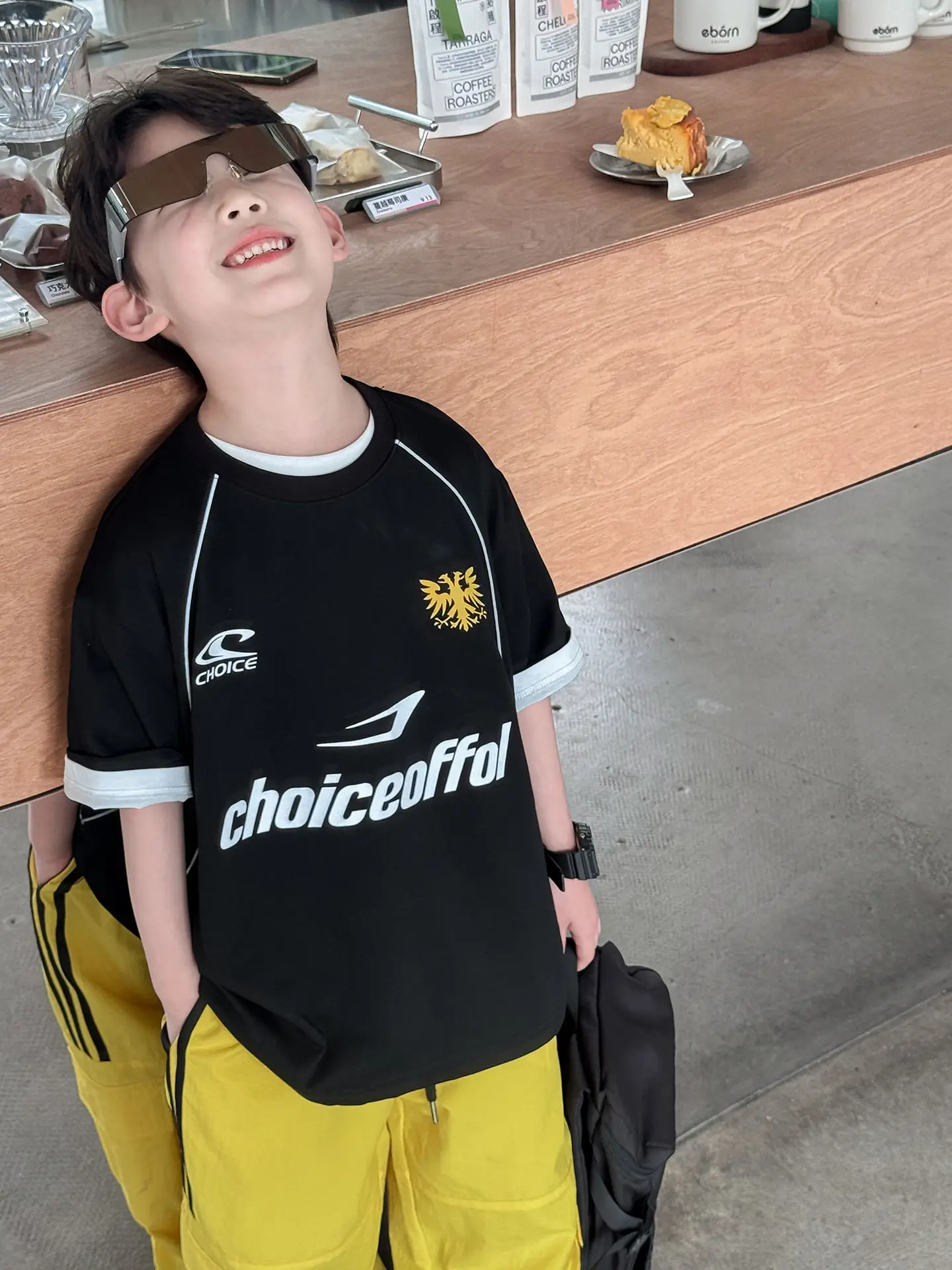 Naughty Rabbit 2025 Boys Black Yellow T-Shirt Set - Image 3