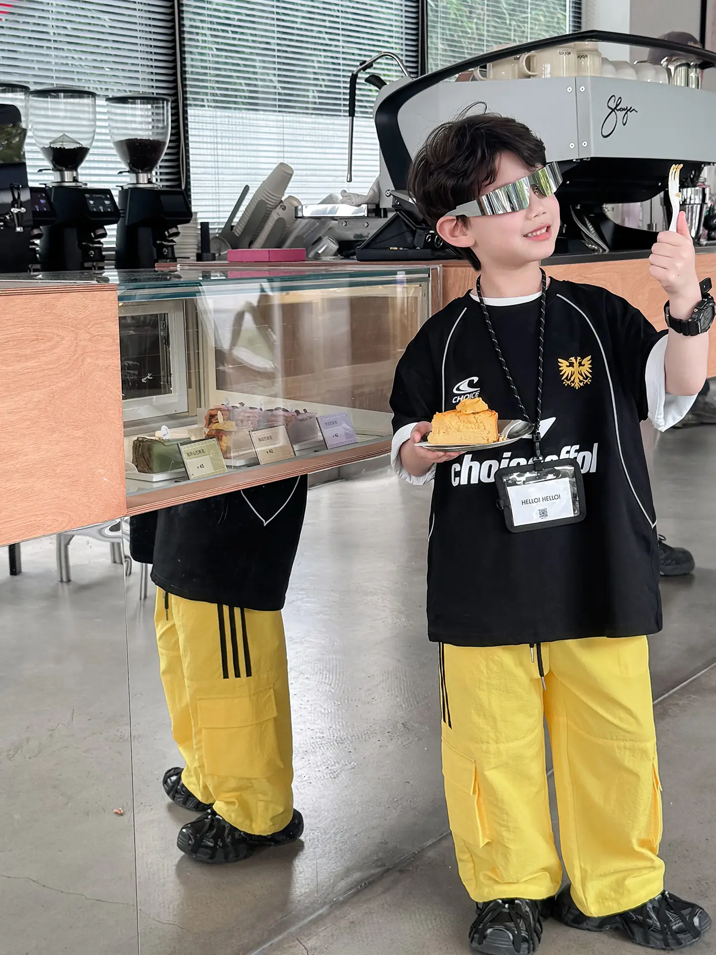 Naughty Rabbit 2025 Boys Black Yellow T-Shirt Set - Image 4