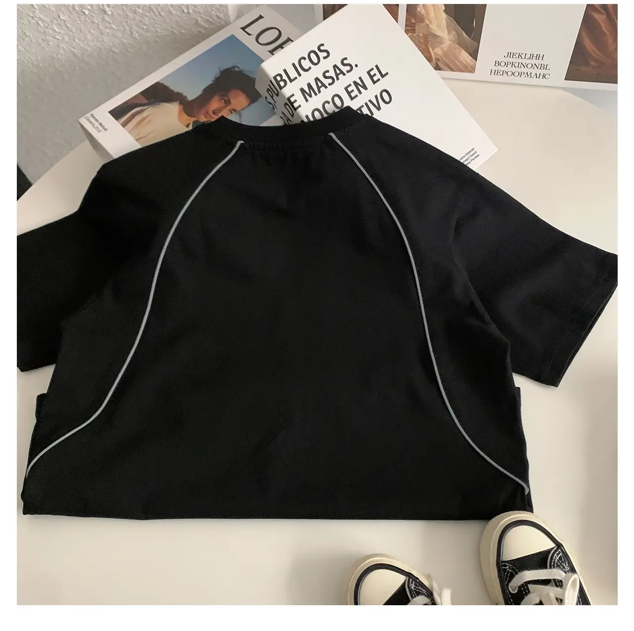 Naughty Rabbit 2025 Boys Black Yellow T-Shirt Set — feature 9