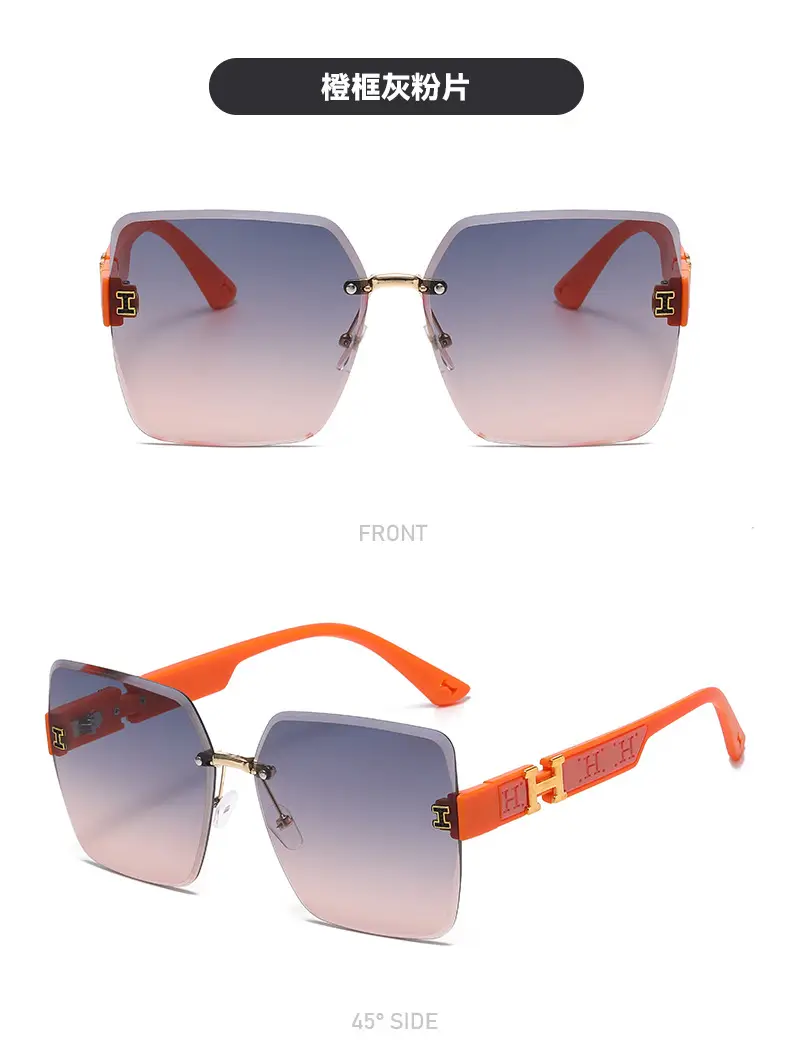 New Style Rimless HD Sunscreen Sunglasses for Women — feature 11