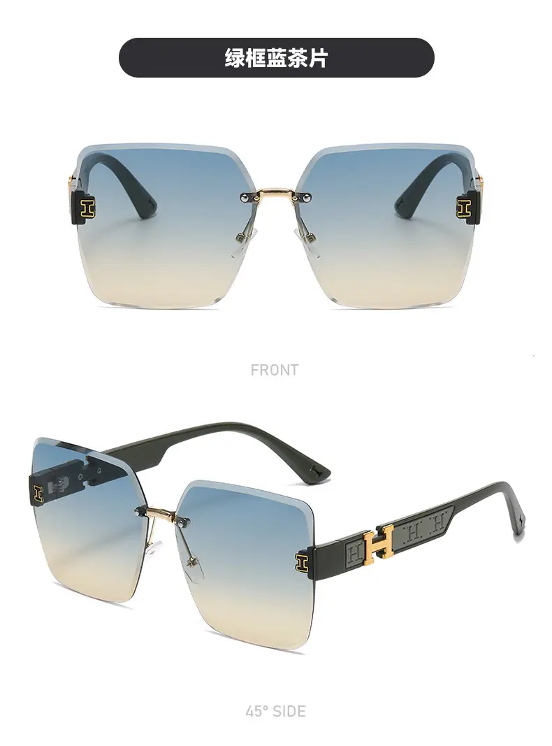 New Style Rimless HD Sunscreen Sunglasses for Women — feature 12