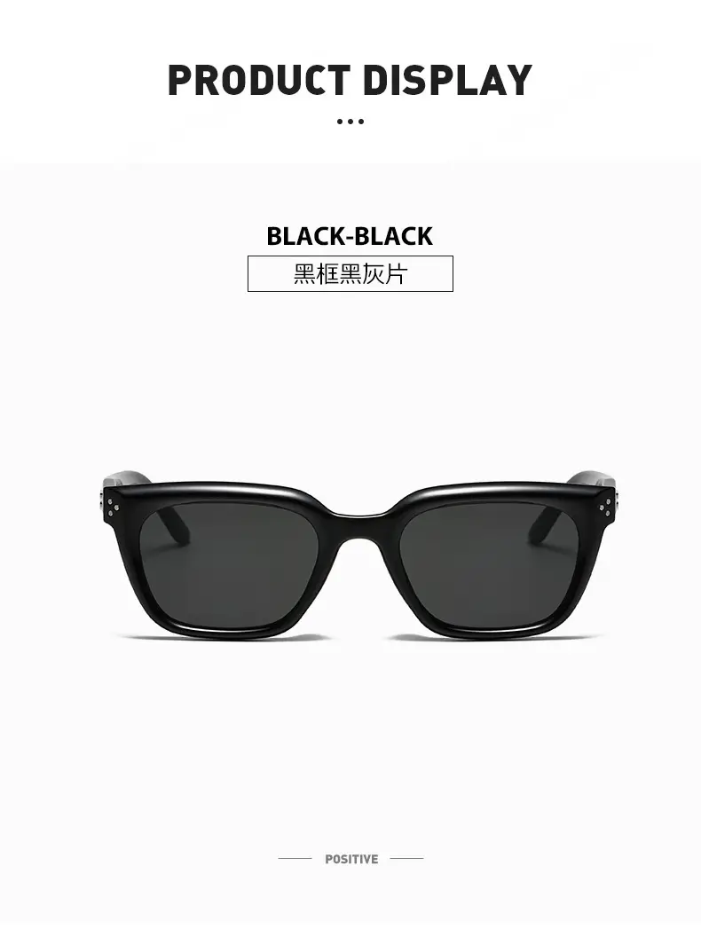 Women's Retro Cat's Eye Sunglasses Black High-End Driving Sun Protection — feature 13