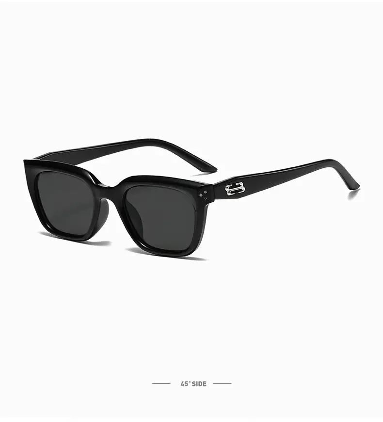 Women's Retro Cat's Eye Sunglasses Black High-End Driving Sun Protection — feature 14