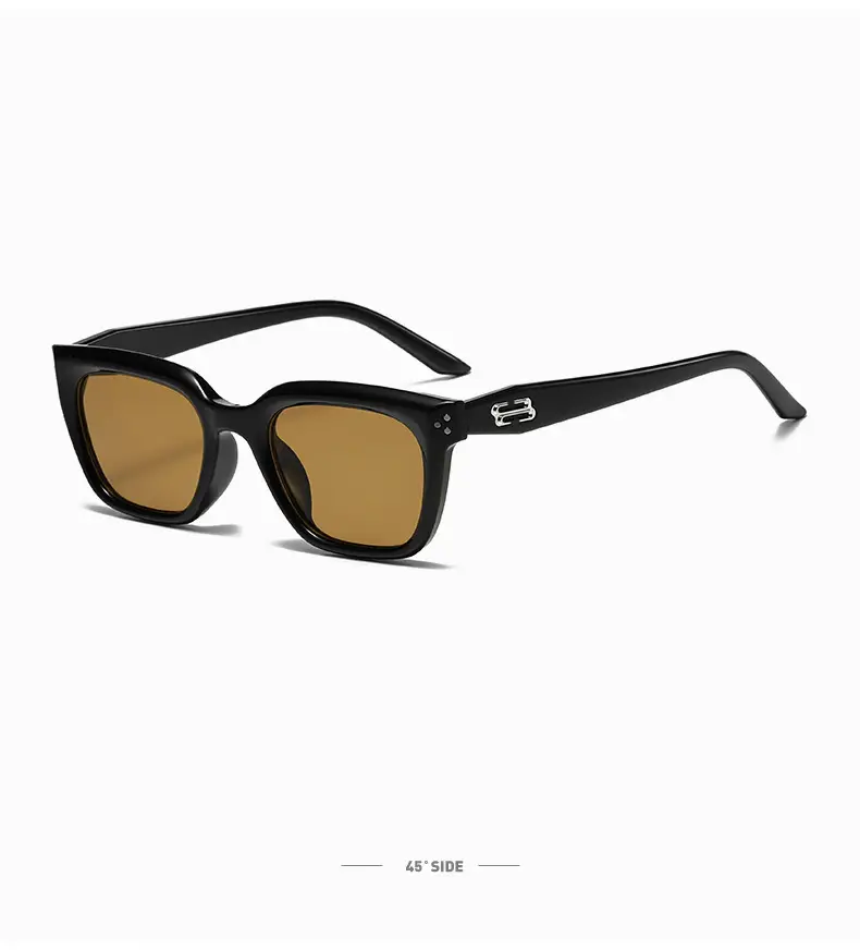 Women's Retro Cat's Eye Sunglasses Black High-End Driving Sun Protection — feature 16