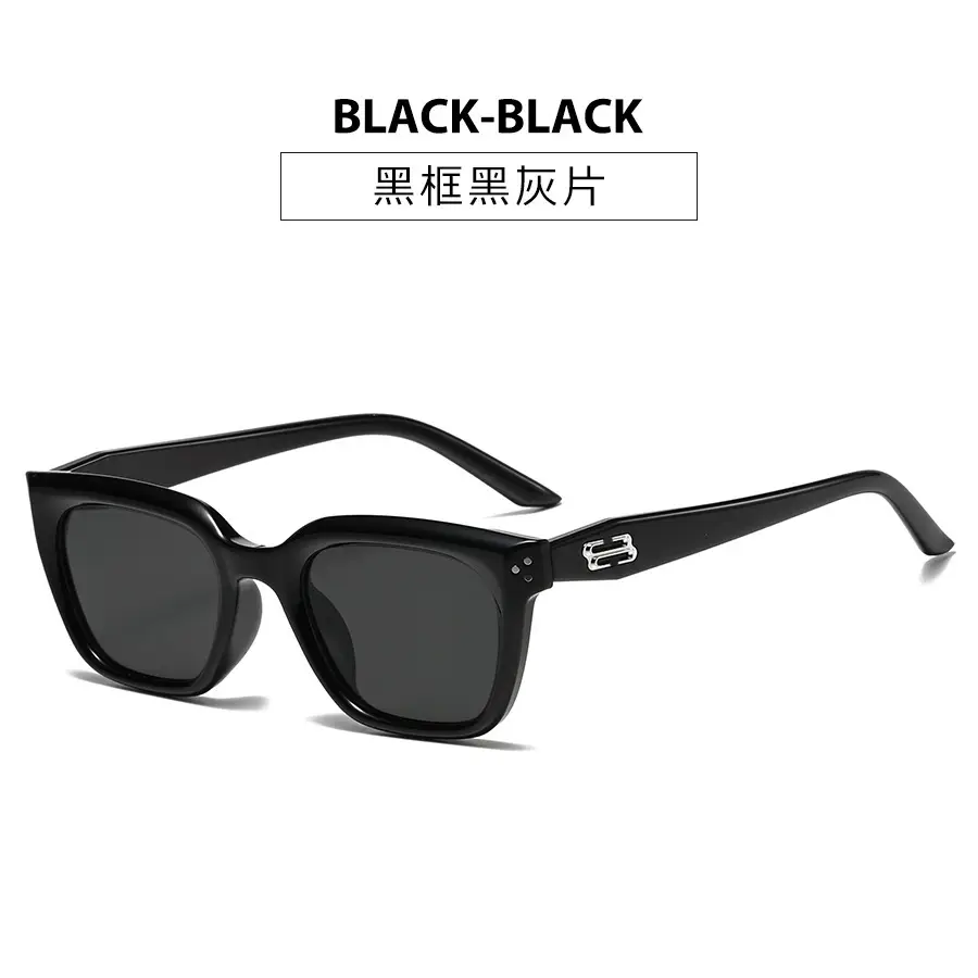 Women's Retro Cat's Eye Sunglasses Black High-End Driving Sun Protection