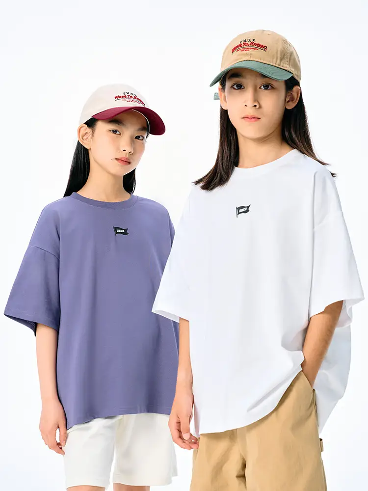 Purple Retro Graphic T-Shirt for Girls Boys Summer Cool Loose Fit - Image 5