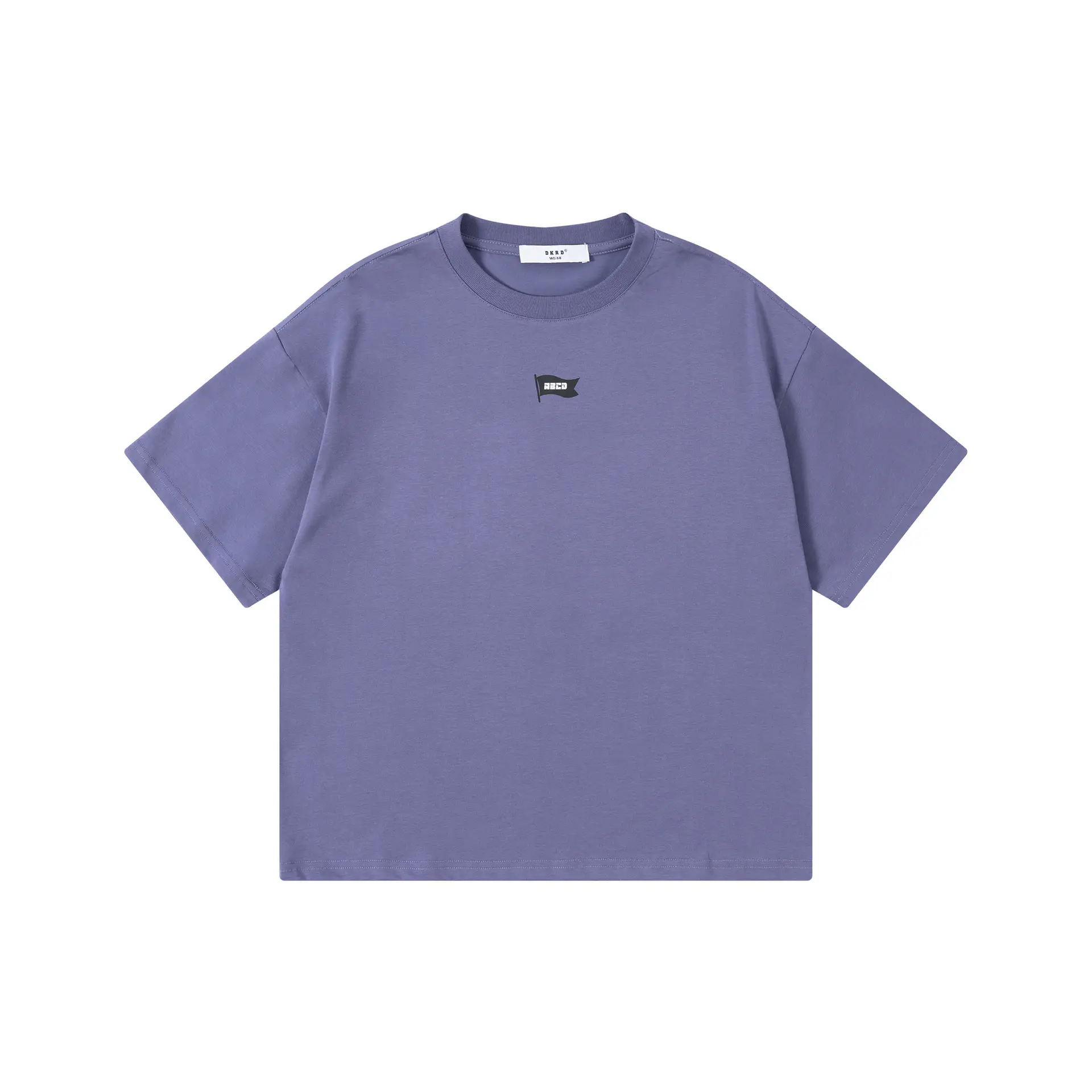 Purple Retro Graphic T-Shirt for Girls Boys Summer Cool Loose Fit - Image 2