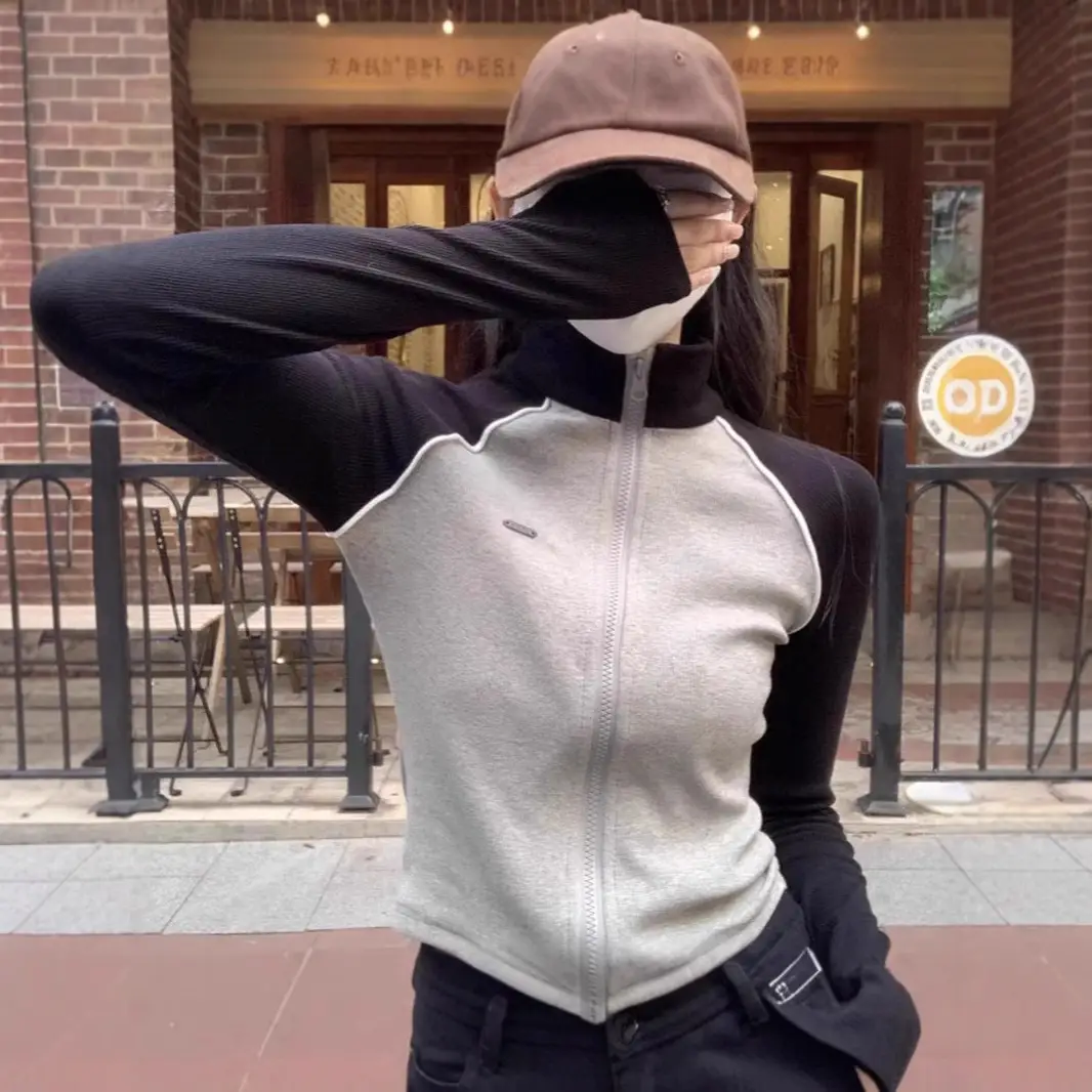 2025 Women's Raglan Sleeve Zipper Jacket Set — feature 5