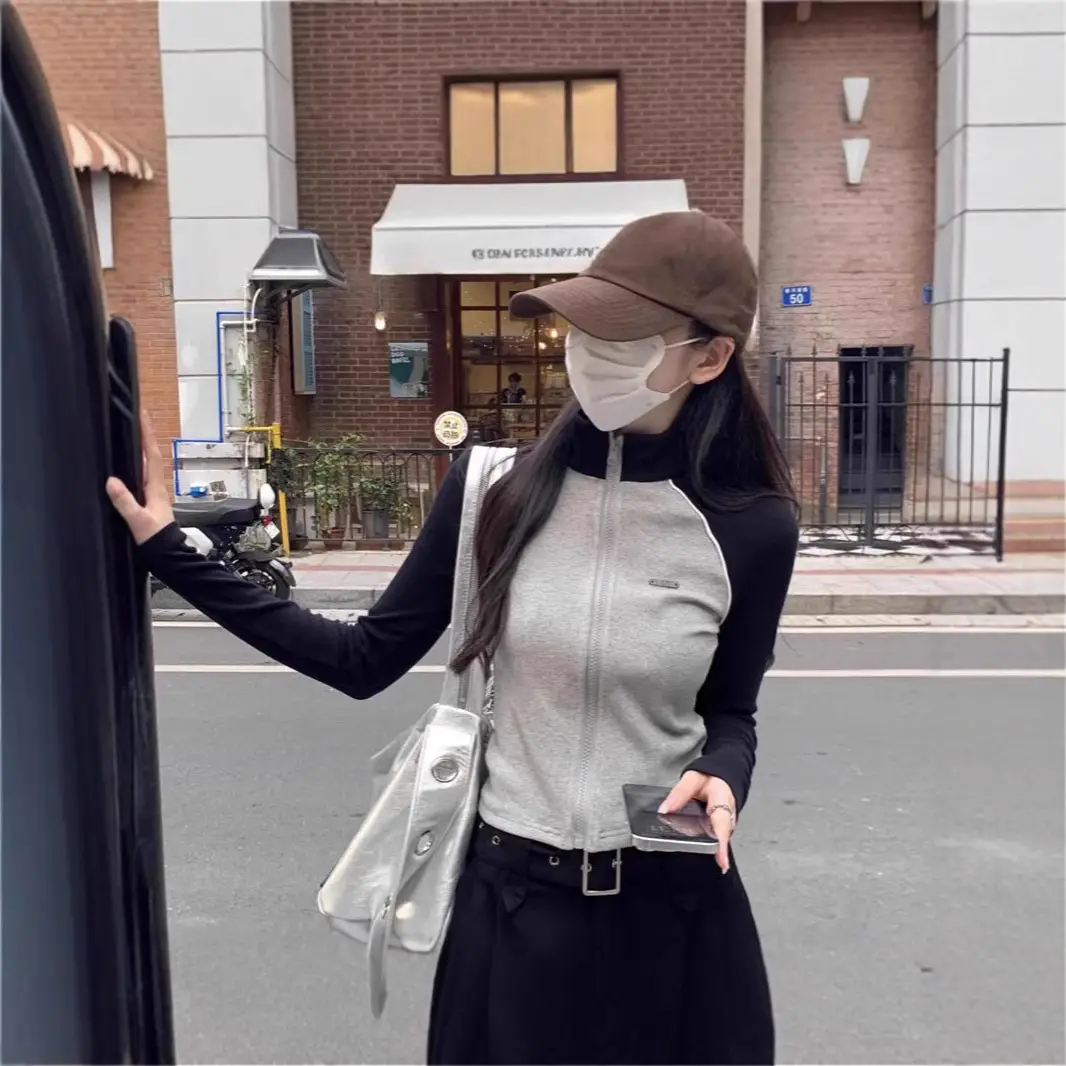 2025 Women's Raglan Sleeve Zipper Jacket Set — feature 7