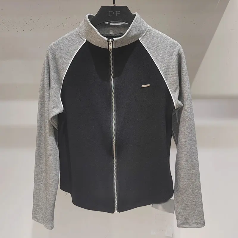 2025 Women's Raglan Sleeve Zipper Jacket Set - Image 2