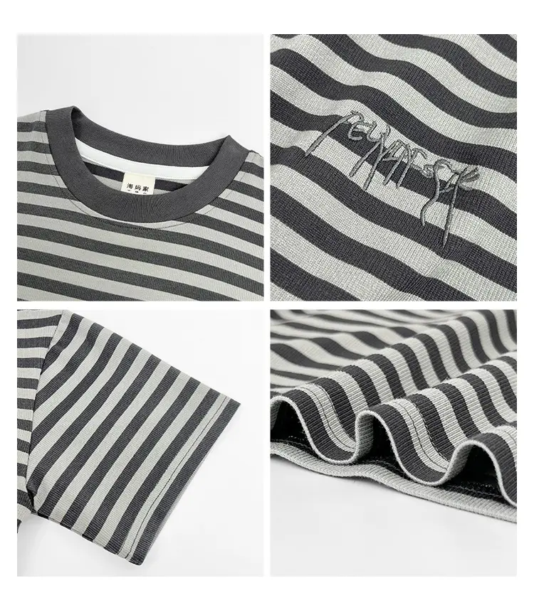 Haima Boys Striped T-Shirt Summer Wear — feature 4