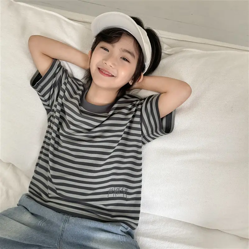 Haima Boys Striped T-Shirt Summer Wear