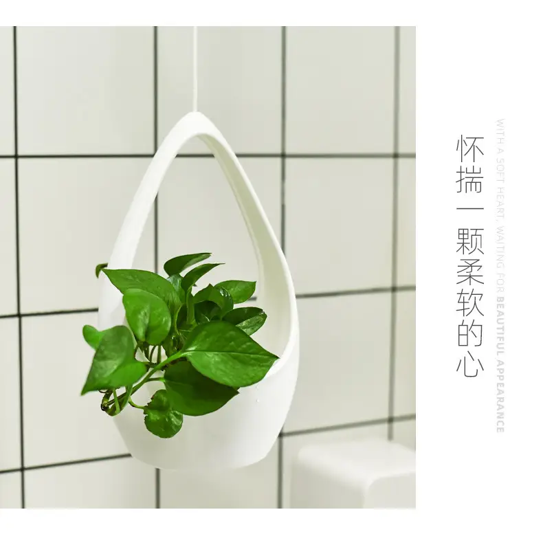 Cross-border Gardening Creative Flower Pot Hanging Basket Plant Hanging Flower Basket Indoor and Outdoor Balcony Linen Cotton Rope Net Bag Handmade Wholesale — feature 11