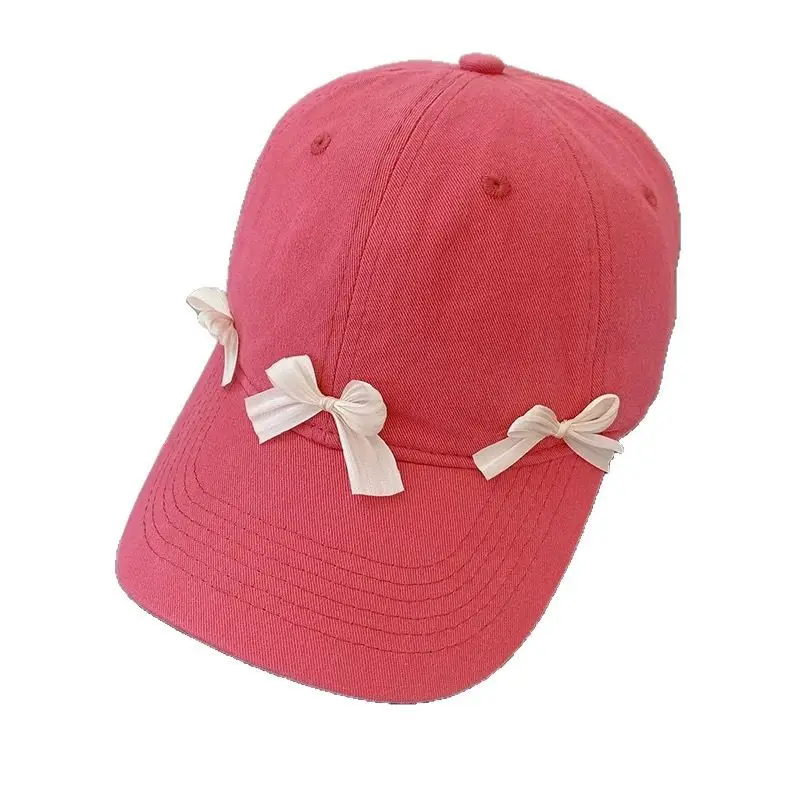 Women's Korean Bow Baseball Cap Sunscreen Wide Brim - Image 7