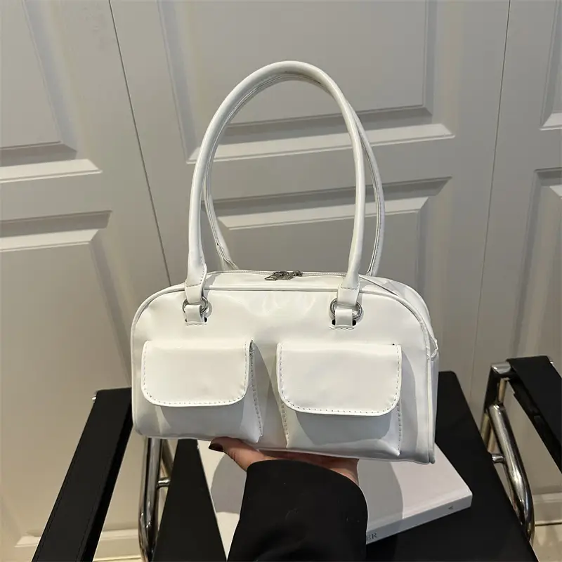 Korean Style Summer Tote Bag Double Pocket Large Capacity - Image 8