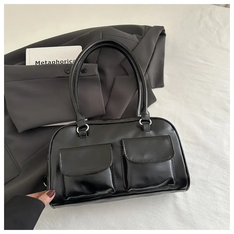 Korean Style Summer Tote Bag Double Pocket Large Capacity — feature 23
