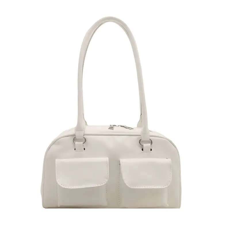 Korean Style Summer Tote Bag Double Pocket Large Capacity - Image 2