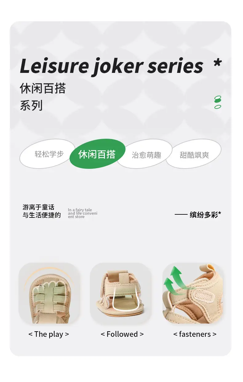 Summer June-December baby sandals small month old baby shoes newborn soft sole step front shoes infants do not drop shoes 8 — feature 10
